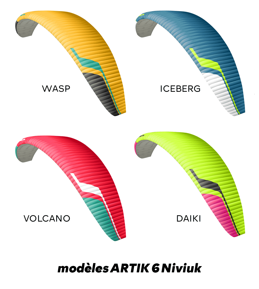modèles/couleurs Niviuk ARTIK 6