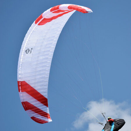 parapente Phi TENOR Light, modèle white/red