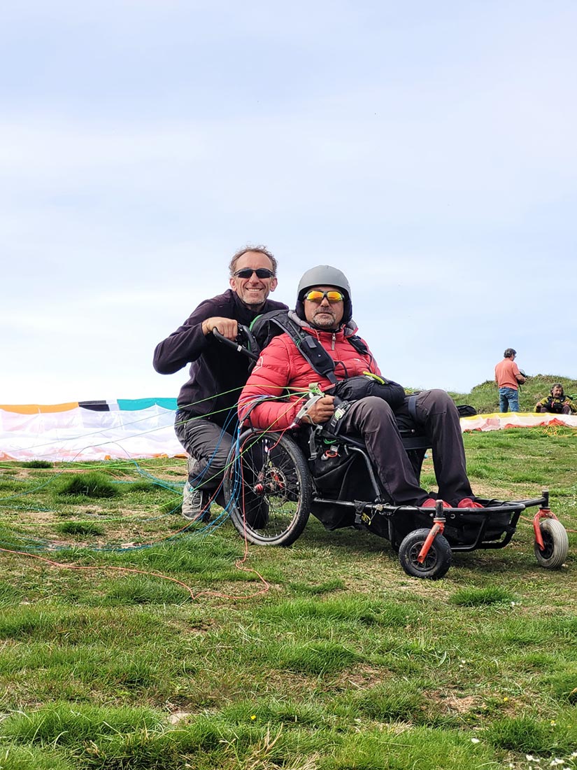 Stage parapente Handicare : prêt au décollage Stage parapente Handicare : prêt au décollage